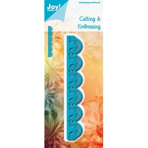 Cut-embosstencil - Border fan