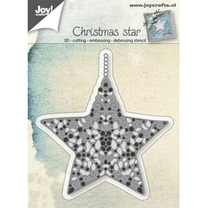 Cut-embos-debosstencil - Star filled