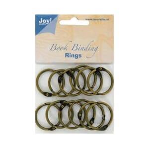 Bookbinders rings, 35mm - 12stk copper