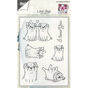 Clearstamp - Love dogs
