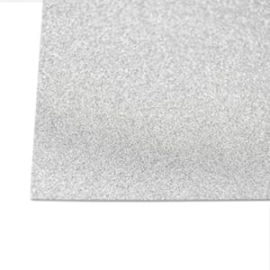 GP202 Glitterkartong Sølv