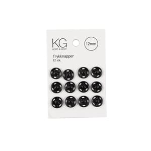 TK112 Trykknapp 12mm Sort  8659