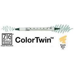 Zig skrivetusj - peach bliss