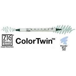 Zig skrivetusj - powder blue