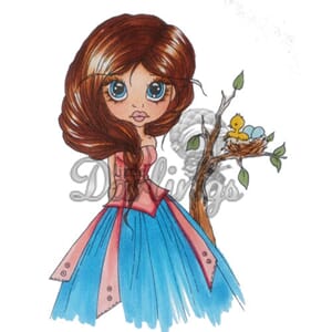 Rubber stamp - Rose Red - UTGÅR