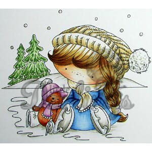 Lets Try Again, unmounted rubber stamp - UTGÅR