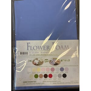 1 Flower foam sheet A4 0.8mm. Bluebell blue