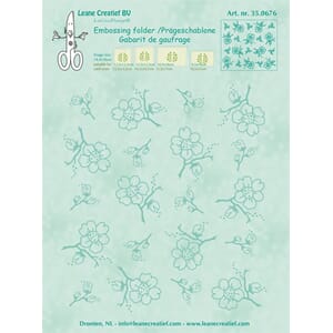 Embossing folder Blossom 14.4x16cm