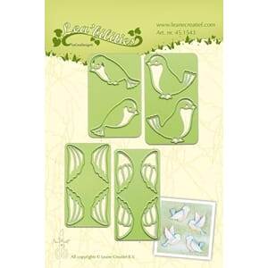 Leabilitie small Birds cut and embossing die