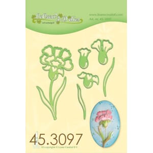 Leabilitie Carnation cut and embossing die