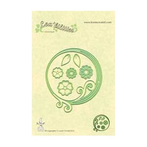 Leabilitie Frame swirl /circle cut and embossing die