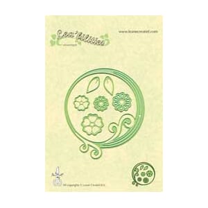 Leabilitie Frame swirl /circle cut and embossing die