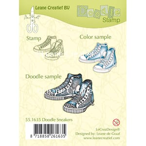 Doodle clear stamp Sneakers