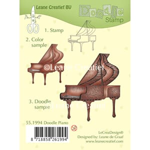 Doodle clear stamp Piano