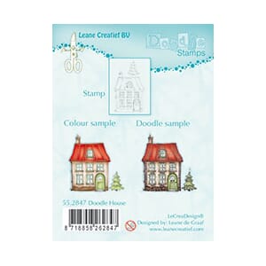 Doodle clear stamp House