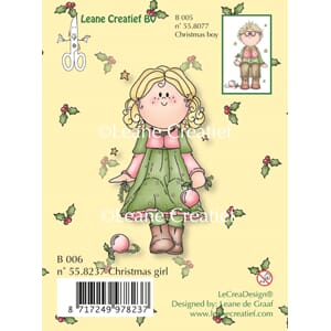 Clear stamp Bambini Christmas girl--  50%