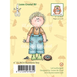 Clear stamp Bambinie boy at work   -  50%