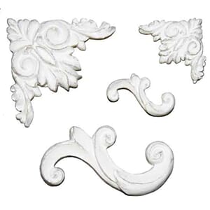 Sculpture applique S/4