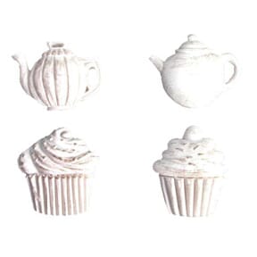 Tea Party Applique Set