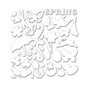 Spring Fling Blank Chipboard