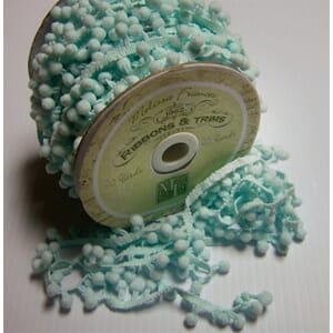 Pom Pom Trim-Aqua