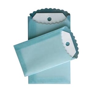 velllum envelopes and tags Blue