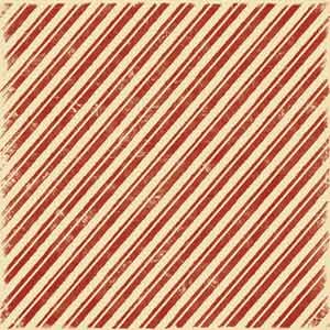 Candy cane Paper, 12""x12""