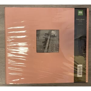 9x9 stoff album, window, rosa