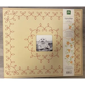 12x12 3Ring Canvas Cream/Red