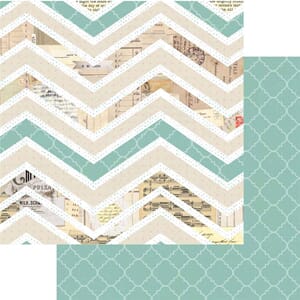 All Is Bright Chevron Paper