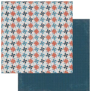 American made Pieced Pinwheels Paper