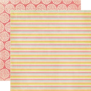 Alphabet Soup Sunny Stripes Paper