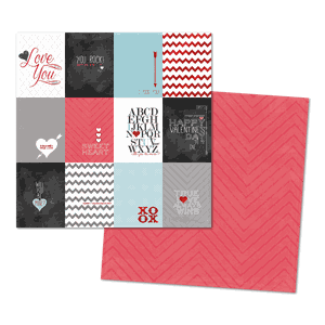 Love Journal Cards Foiled Paper, 12x12,