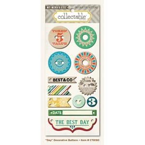 Collectable Day Decorative Buttons