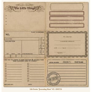 Life stories, Journaling Sheet #2