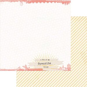 Follow Your Heart Be Happy Favorite Things 12x12 Paper