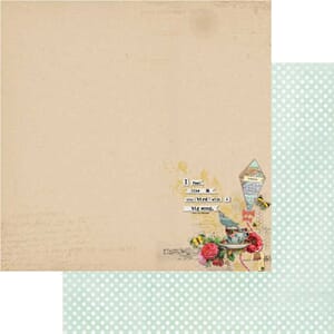 Follow Your Heart Be Happy Songbird 12x12 Paper