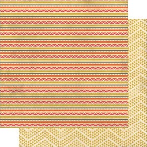 Indie Chic Travel Stripes Paper