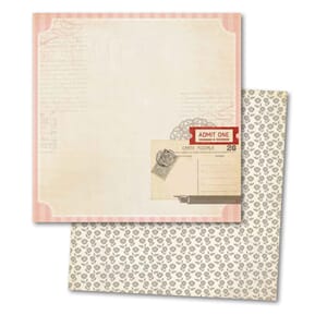 Lost & Found 3 Ruby Postcard 12x12 Paper