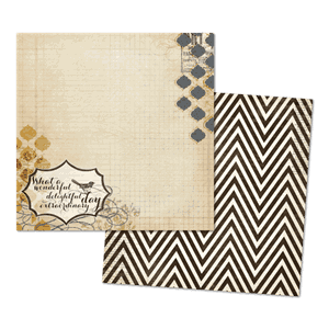 Antique Delightful Glitter Paper, 12x12, 25 dbls ar