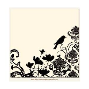 Lush, Black Finch Paper (flocked)