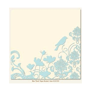 Lush, Blue Finch Paper (flocked)