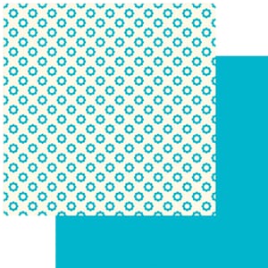 Lush Turquoise Flower Paper