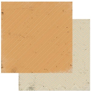 Pumpkin Stripe Paper, Mischievous