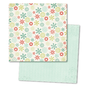 Mistletoe Magic Snowflakes Paper