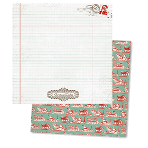 Mistletoe Magic Ledger Paper