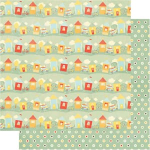 On the Sunny Side In The Neighborhood 12x12 Paper