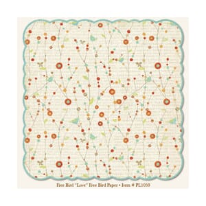 Penny Lane- Love Free Bird Paper die-cut,