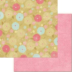 Pretty Please Brown Floral Paper
