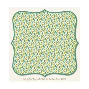 Quite Contrary,Thats My Boy Leafy Tree Tops Paper